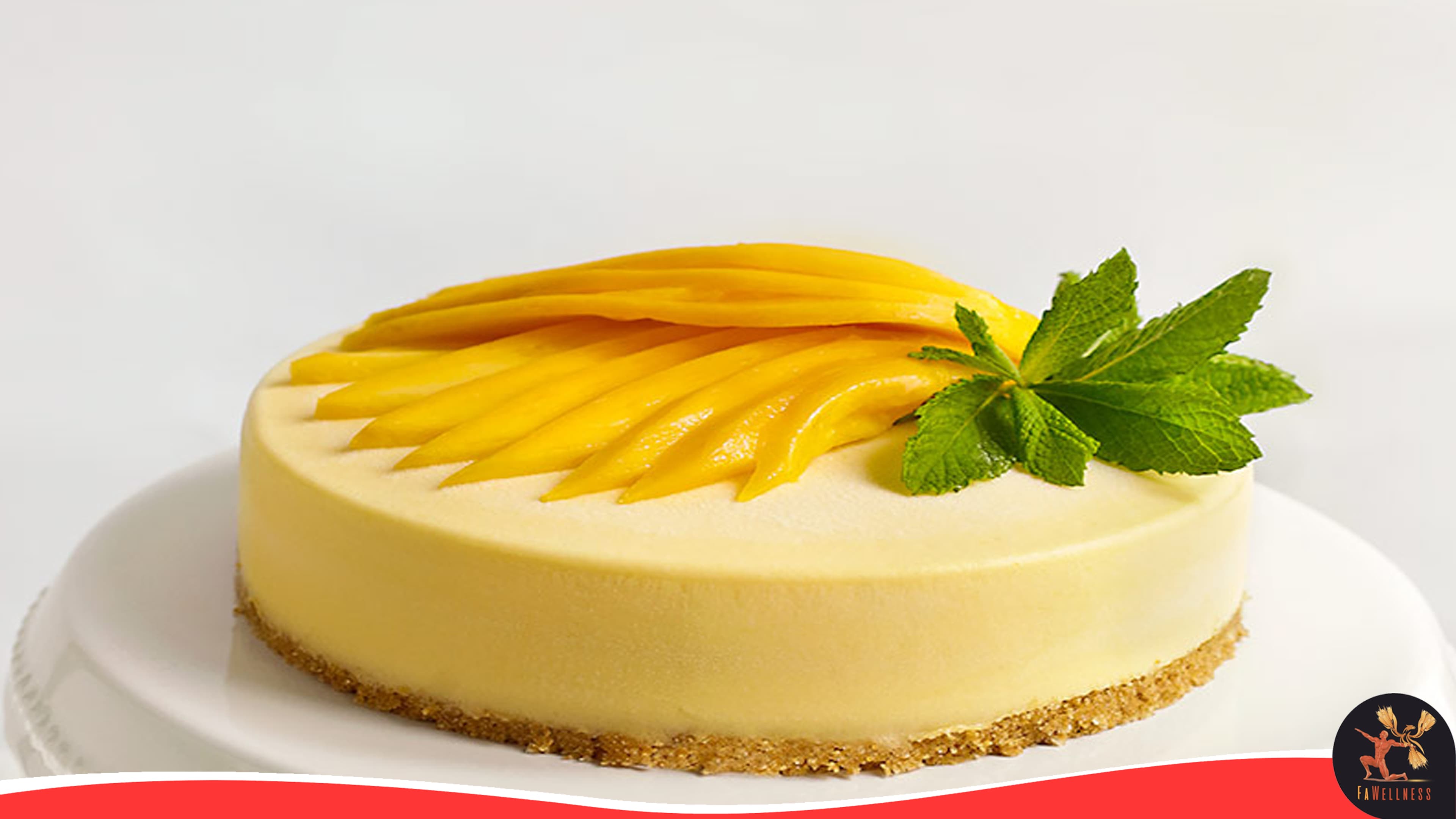 imagen blog FaWellness | TARTA DE MANGO SALUDABLE - SIN HORNO