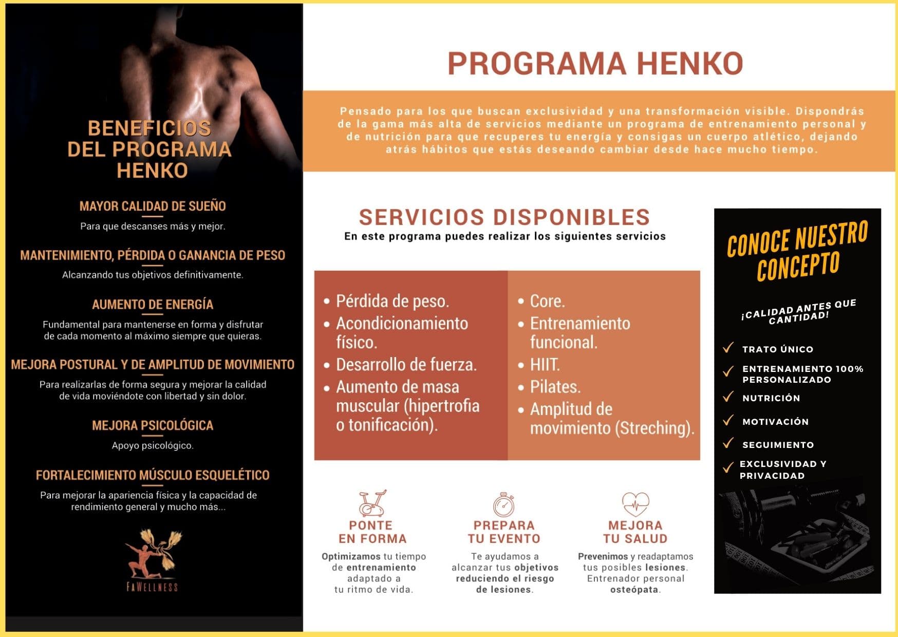 imagen blog FaWellness | Conoce uno de nuestro servicio Estrella. Consigue resultados entrenando como nunca.