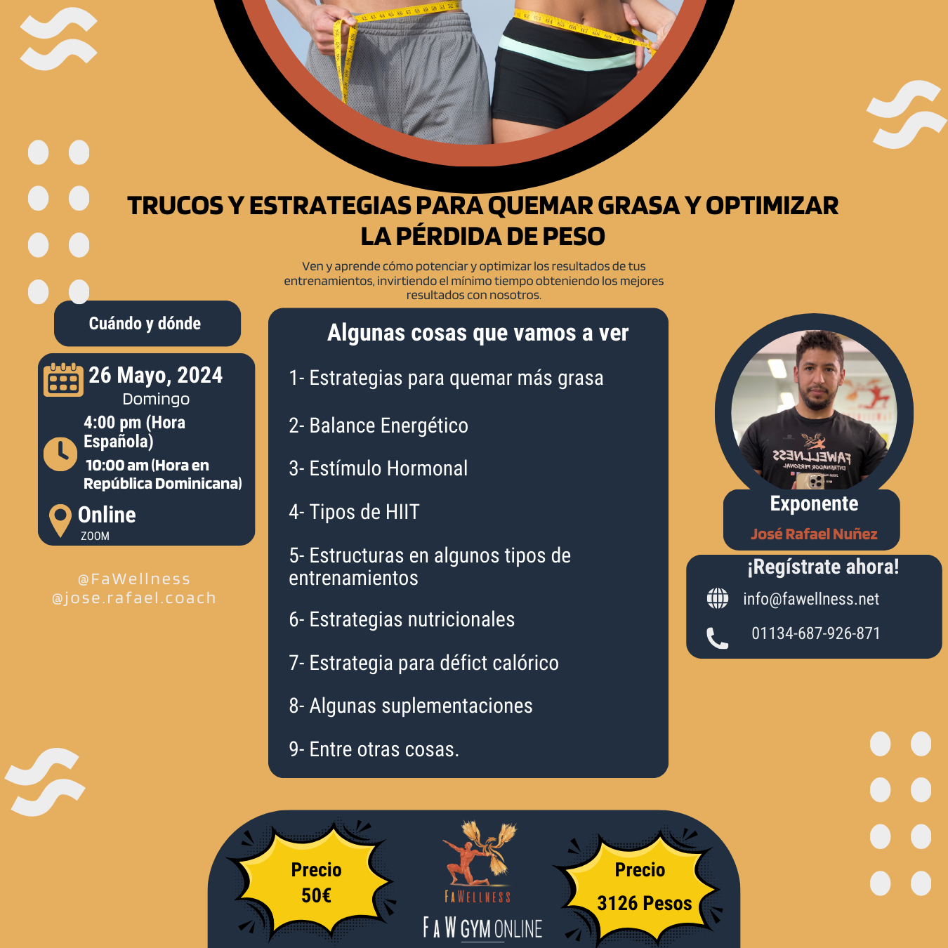 imagen blog FaWellness | WEBINAR FORMATIVO - DESCUBRE LOS SECRETOS PARA QUEMAR GRASA Y POTENCIAR LA PRDIDA DE PESO